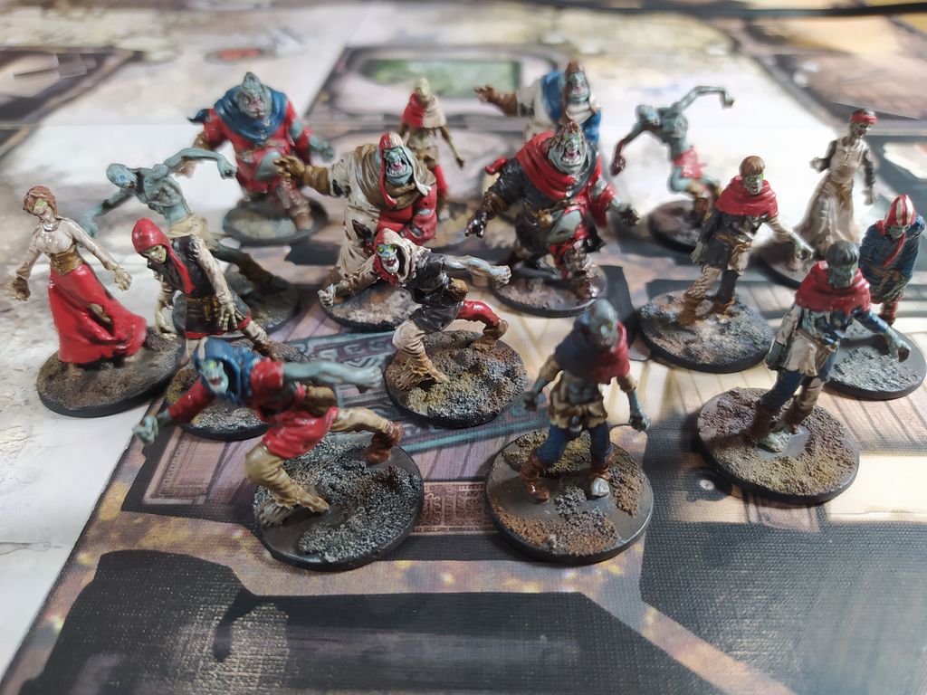 Painting Zombicide Black Plague 63 Zombies BB's Hobby Zone