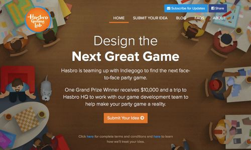 Hasbro Partners with Indiegogo to Find a New Party Game