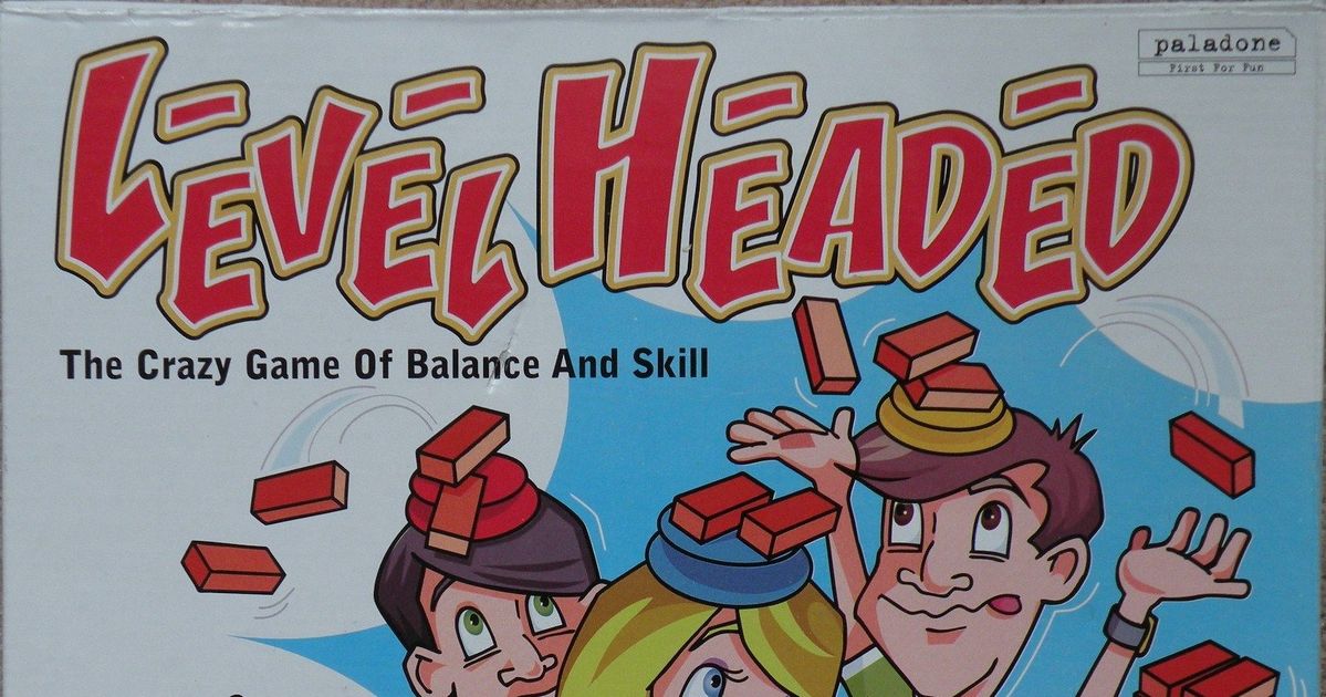 Level Headed The Crazy Game Of Balance & Skill Action Party Family Paladone  6+
