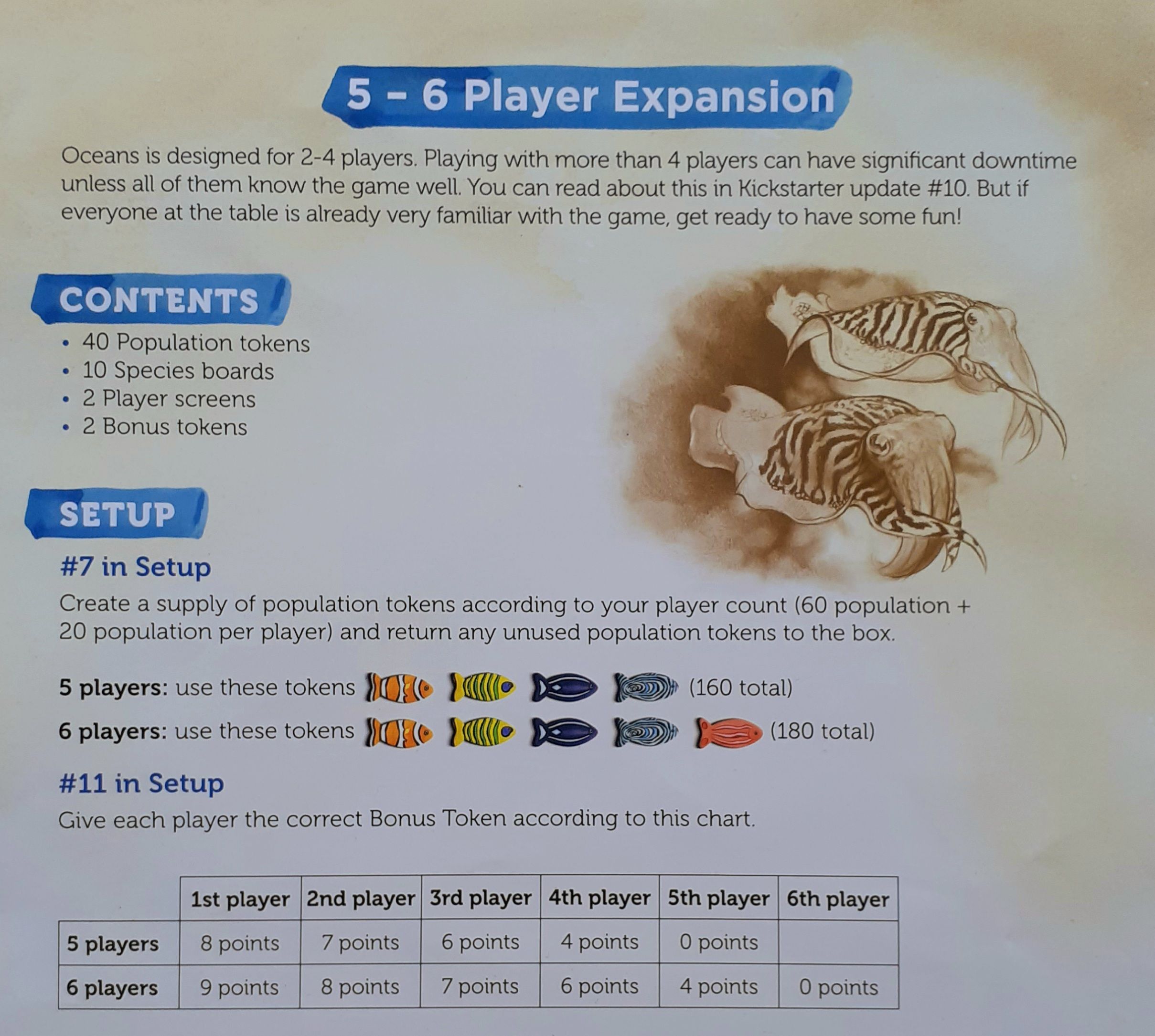 Oceans: 5-6 Player Expansion