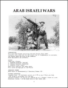 Arab Israeli Wars
