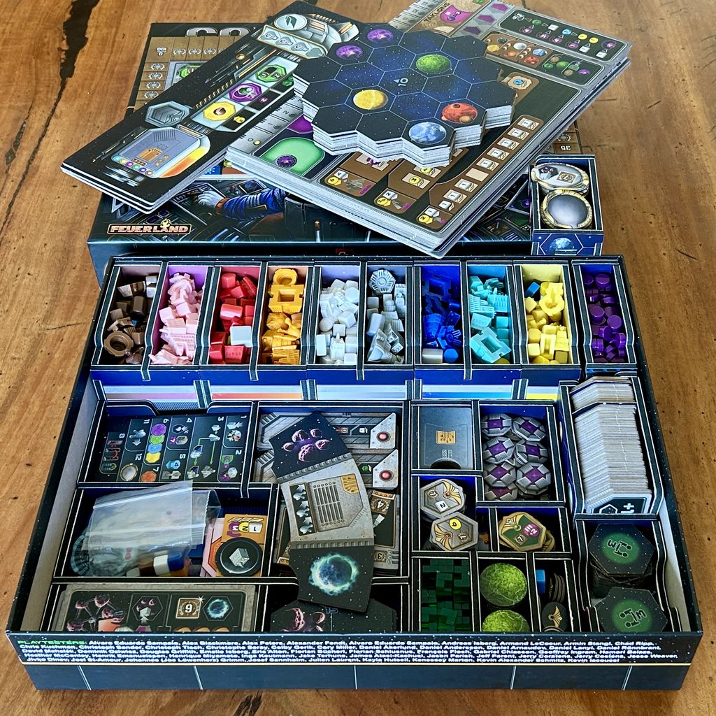 The new Folded Space Gaia Project v2 insert is great! | BoardGameGeek