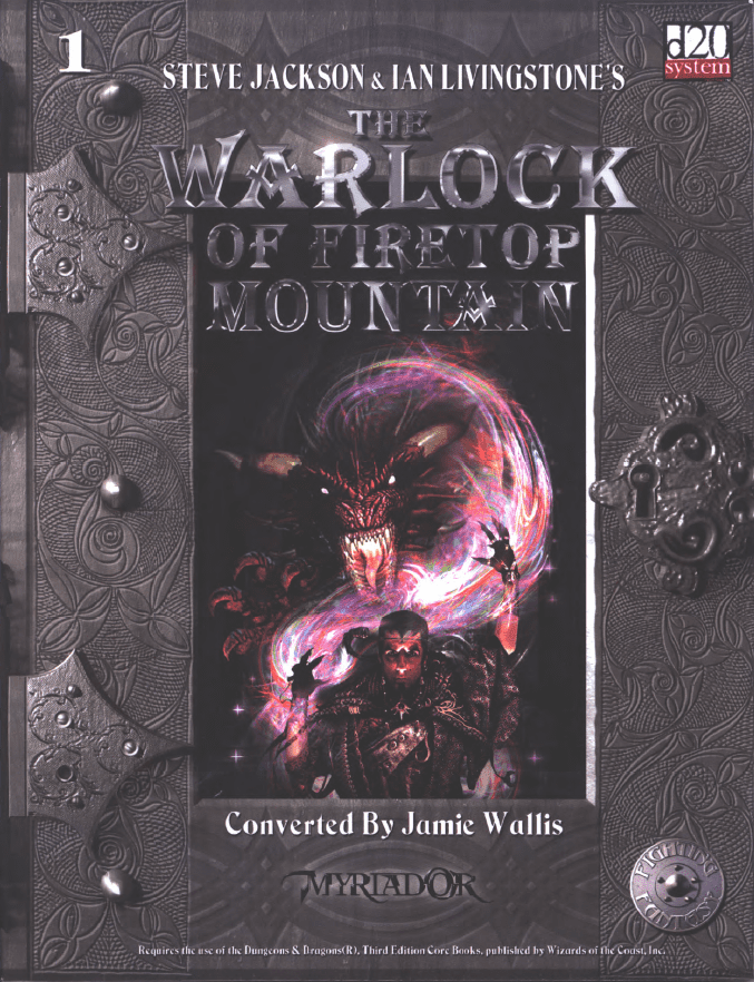 Warlock of Firetop Mountain box art