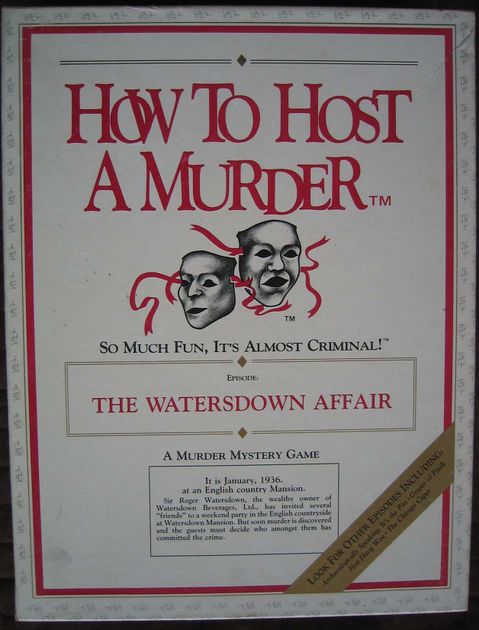 Watersdown Affair 1999, Trade Paperback for sale online How to Host a Murder Ser. 