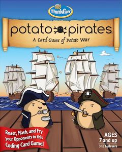 Jogo de cartas Potato Pirate Play, diferentes tipos de navios