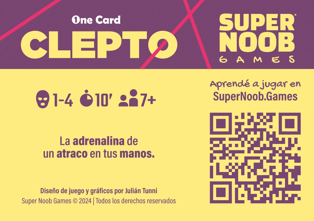 Cover art for One Card: Clepto