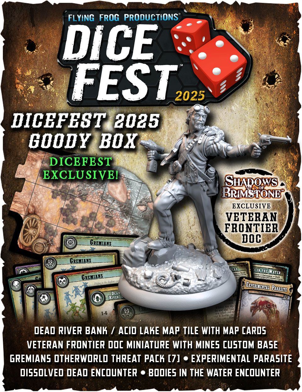 Sombras de azufre: Caja de regalos Dicefest 2025