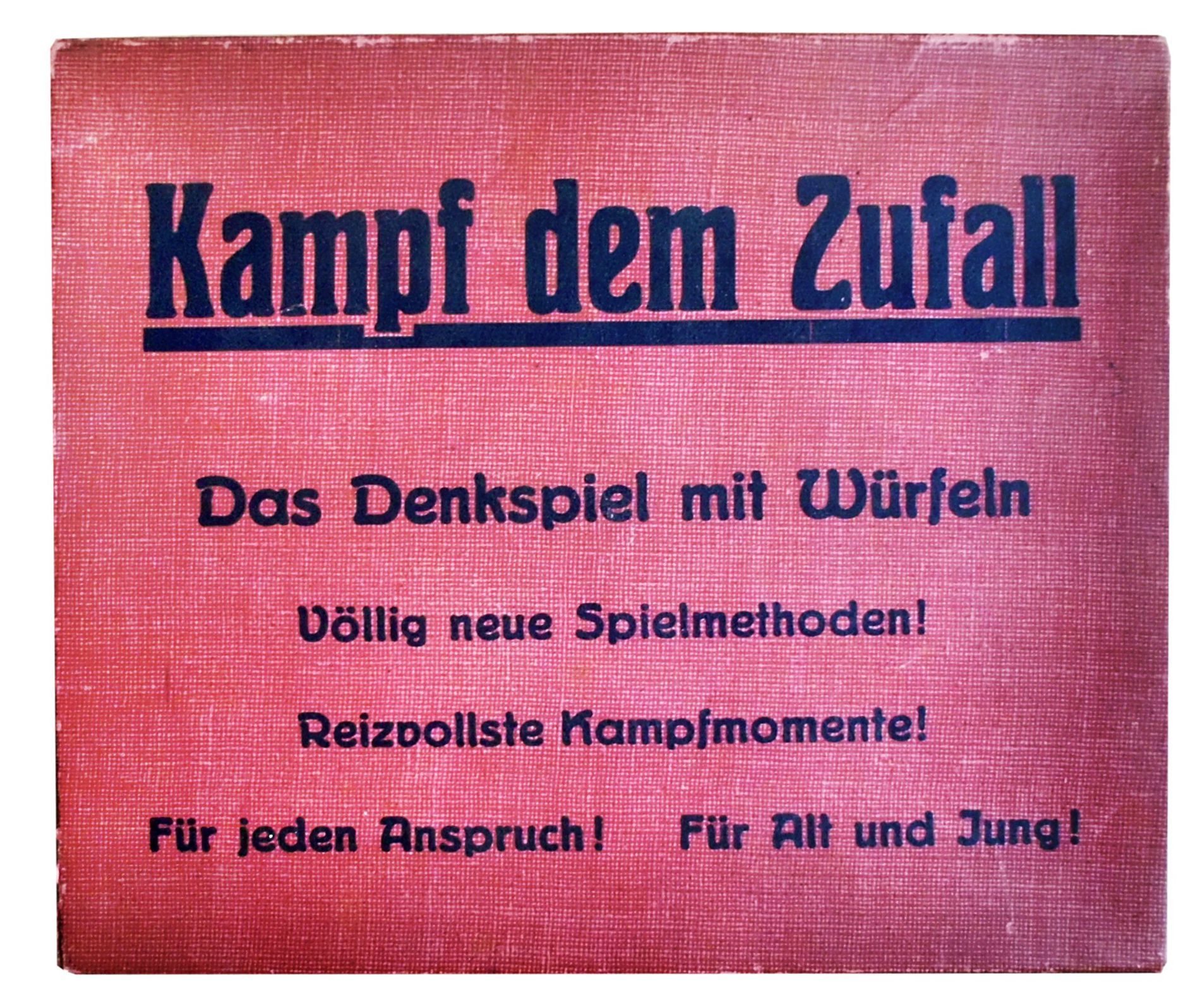 Kampf dem Zufall