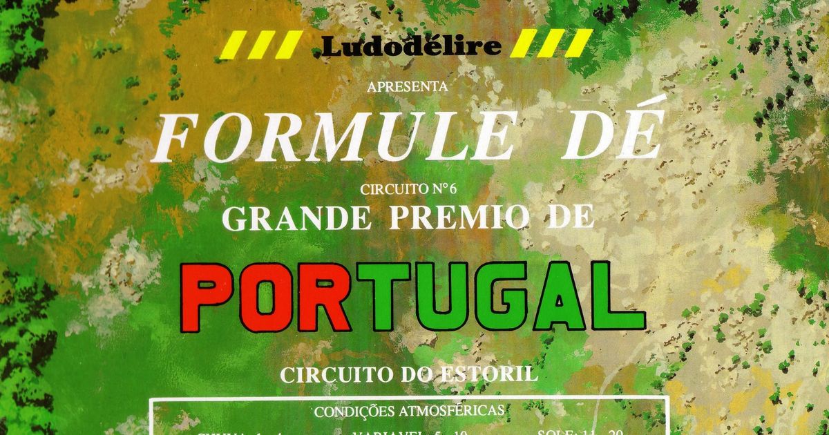 Formule Dé Circuit № 6: GRANDE PREMIO DE PORTUGAL – Circuito do Estoril ...