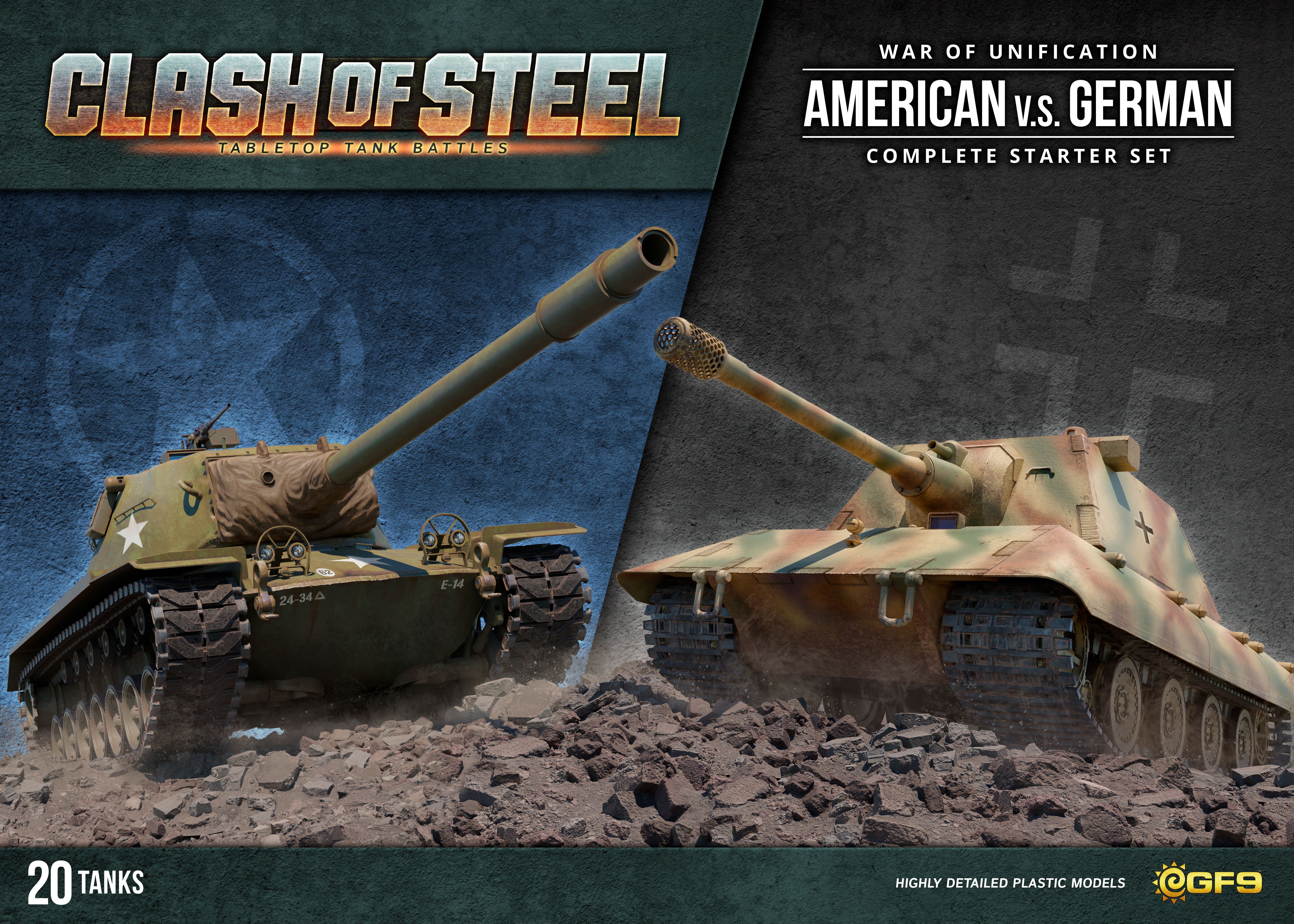 Cover art for Clash of Steel: War of Unification – American vs German Complete Starter Set
