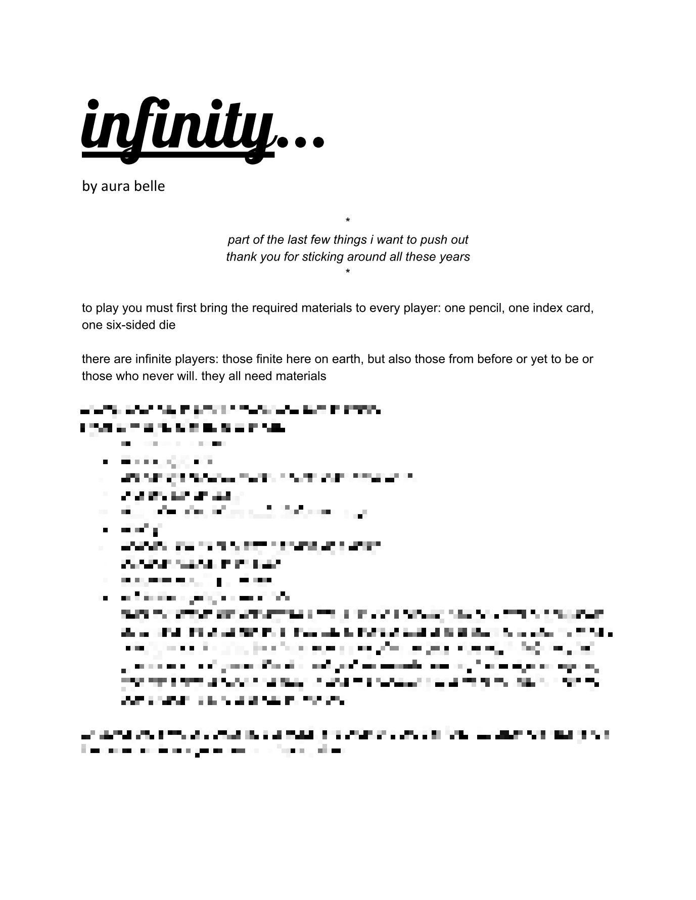 infinity