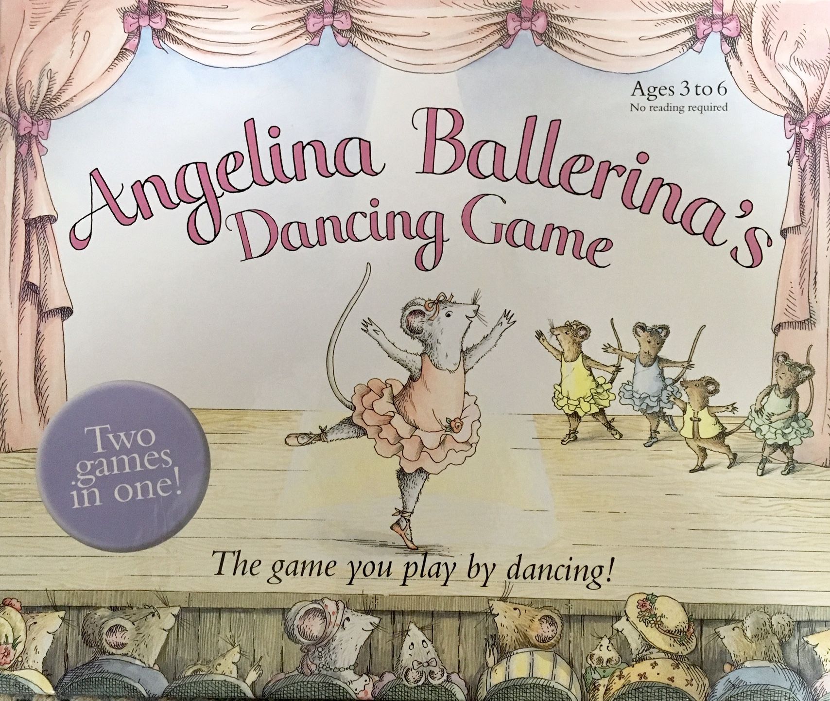 Angelina Ballerina's Dancing Game box art