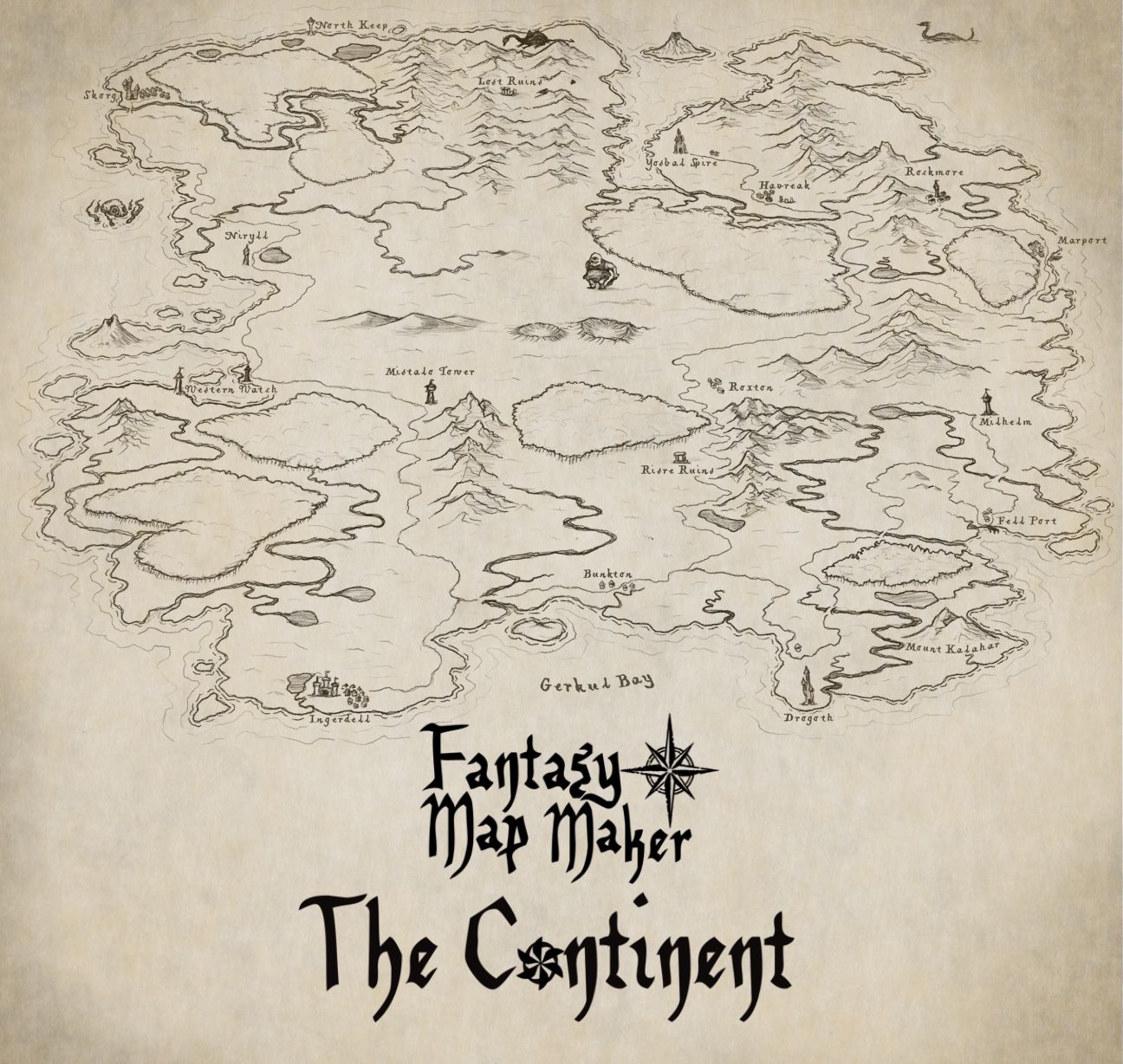 Fantasy Map Maker: The Continent