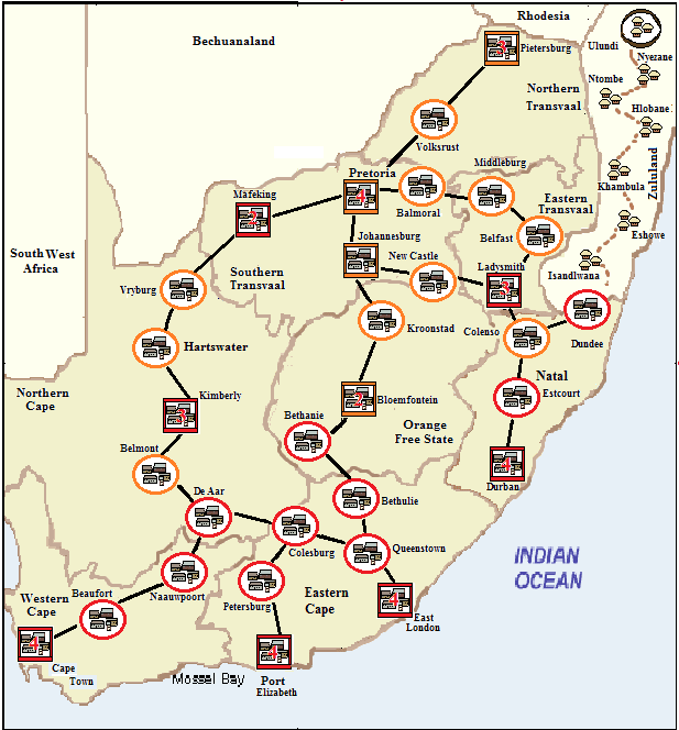 The Transvaal Ablaze: A Solitaire Game of the Boer Wars in South Africa