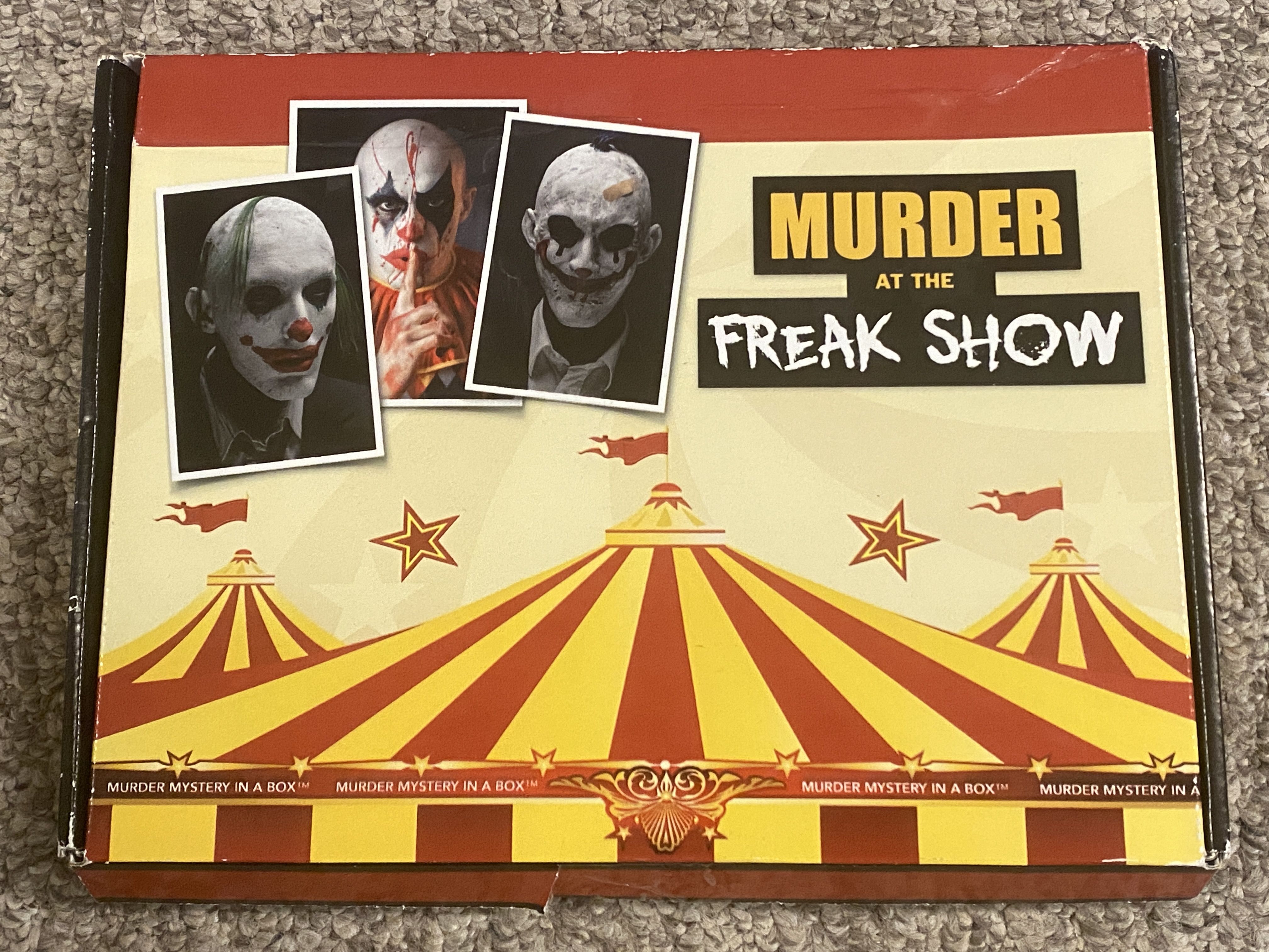 Cover art for Murder Mystery in a Box: Murder at the Freak Show
