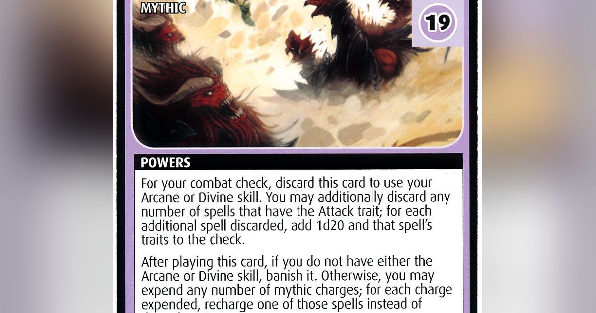 Pathfinder Adventure Card Game Wrath of the Righteous "Blast Vortex