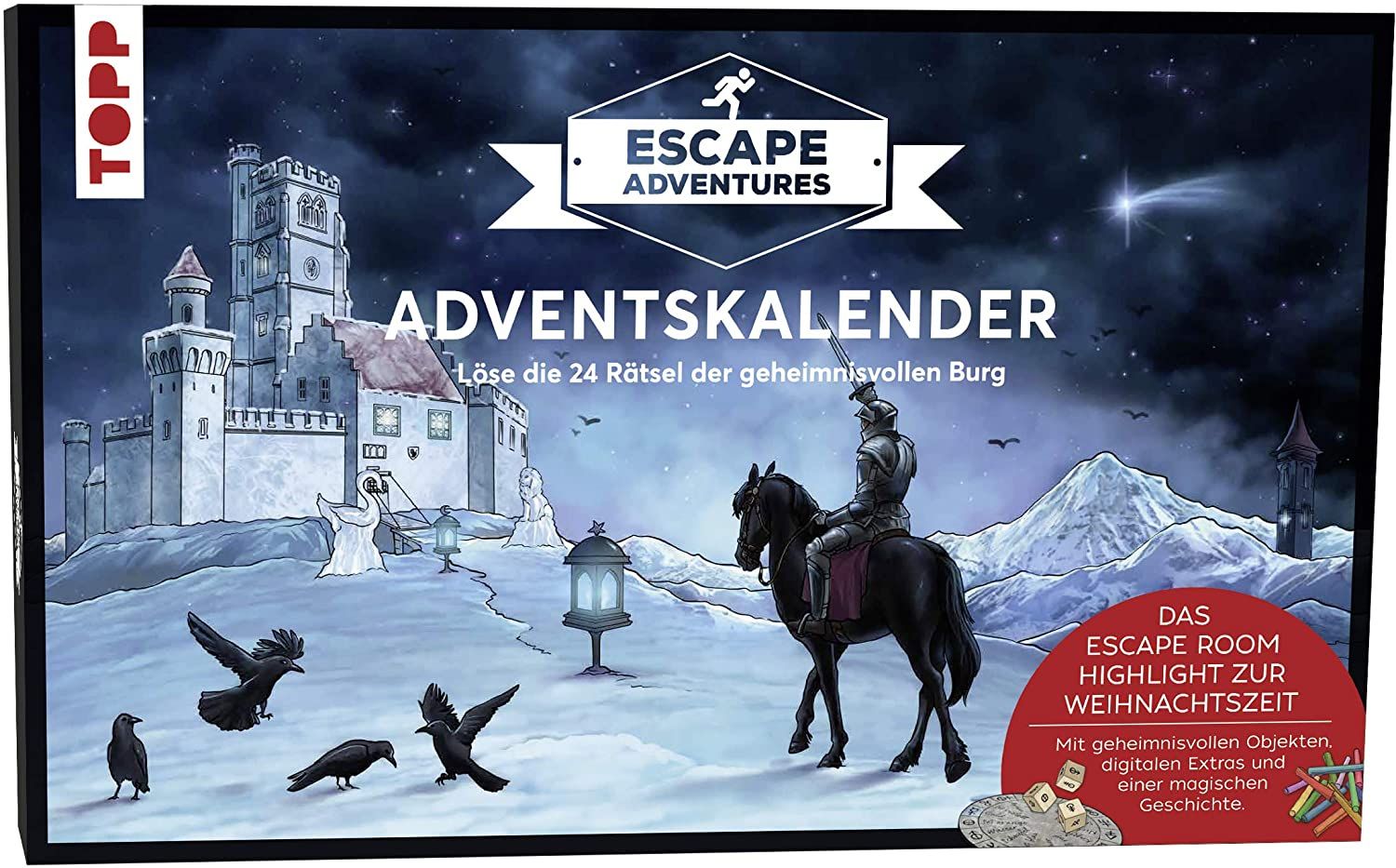Escape Adventures Adventskalender:  Die geheimnisvolle Burg cover