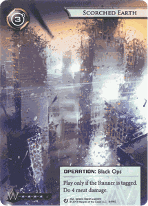 Android: Netrunner – Alternate Art Scorched Earth