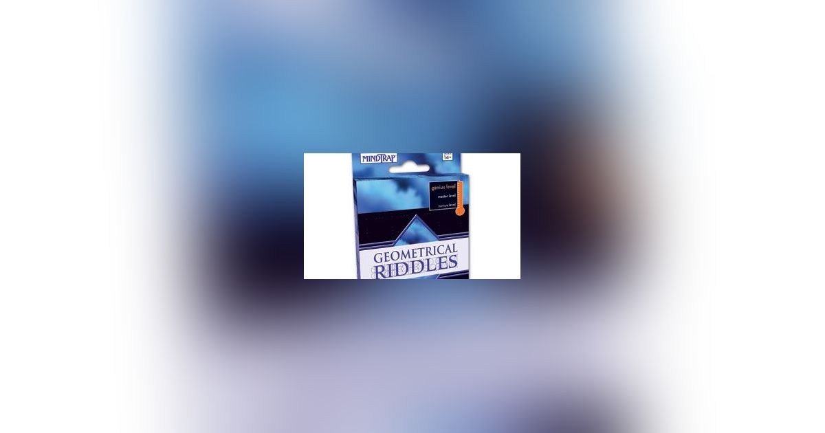 MindTrap Geometrical Riddles: Genius Level | Board Game | BoardGameGeek