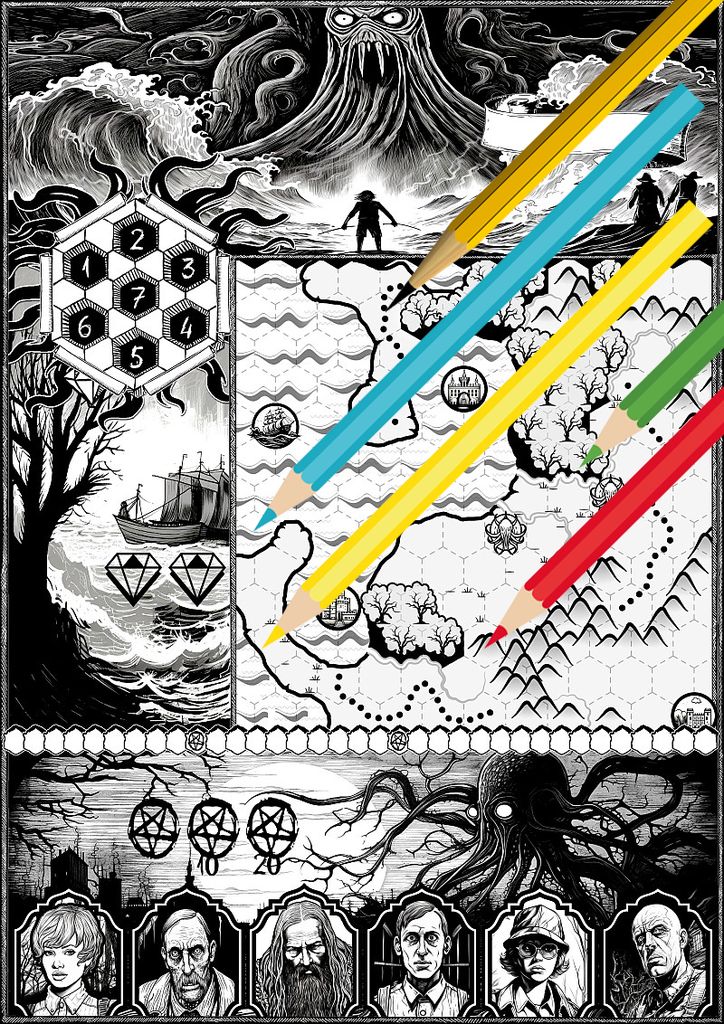Illustration 7 de raiders of the color compass
