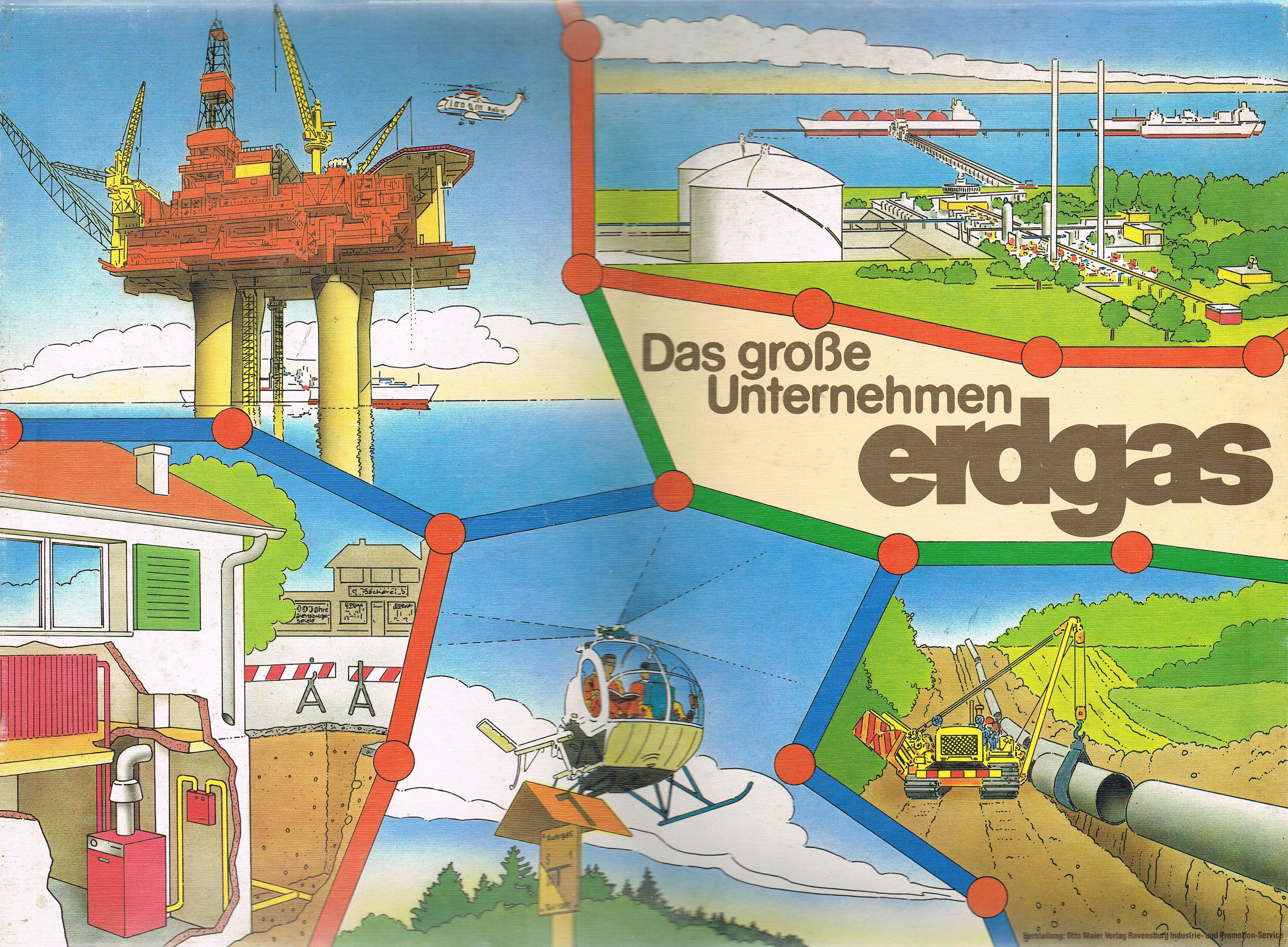 Das große Unternehmen Erdgas