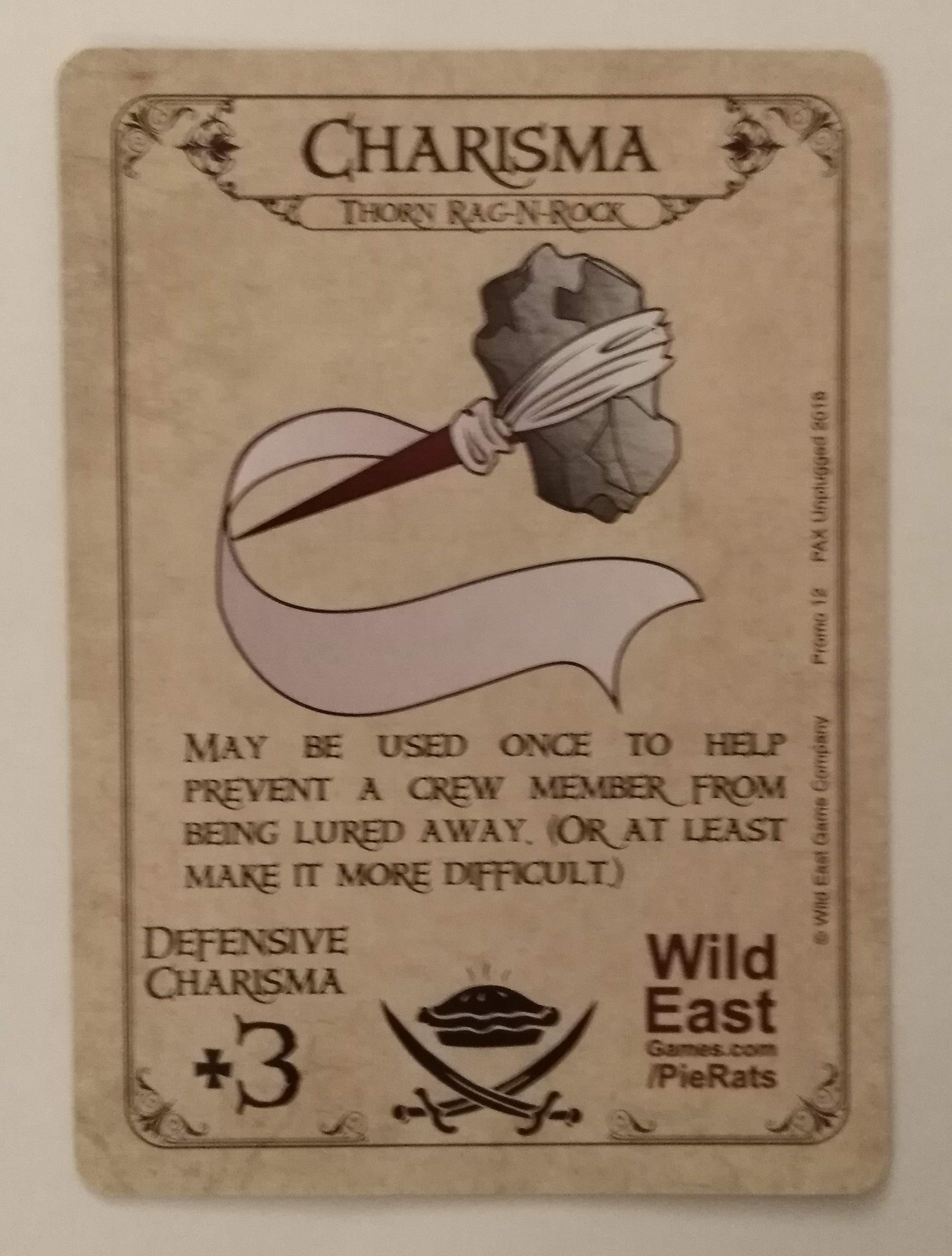 Pie Rats of the Carob Bean Farm: Charisma Promo Card