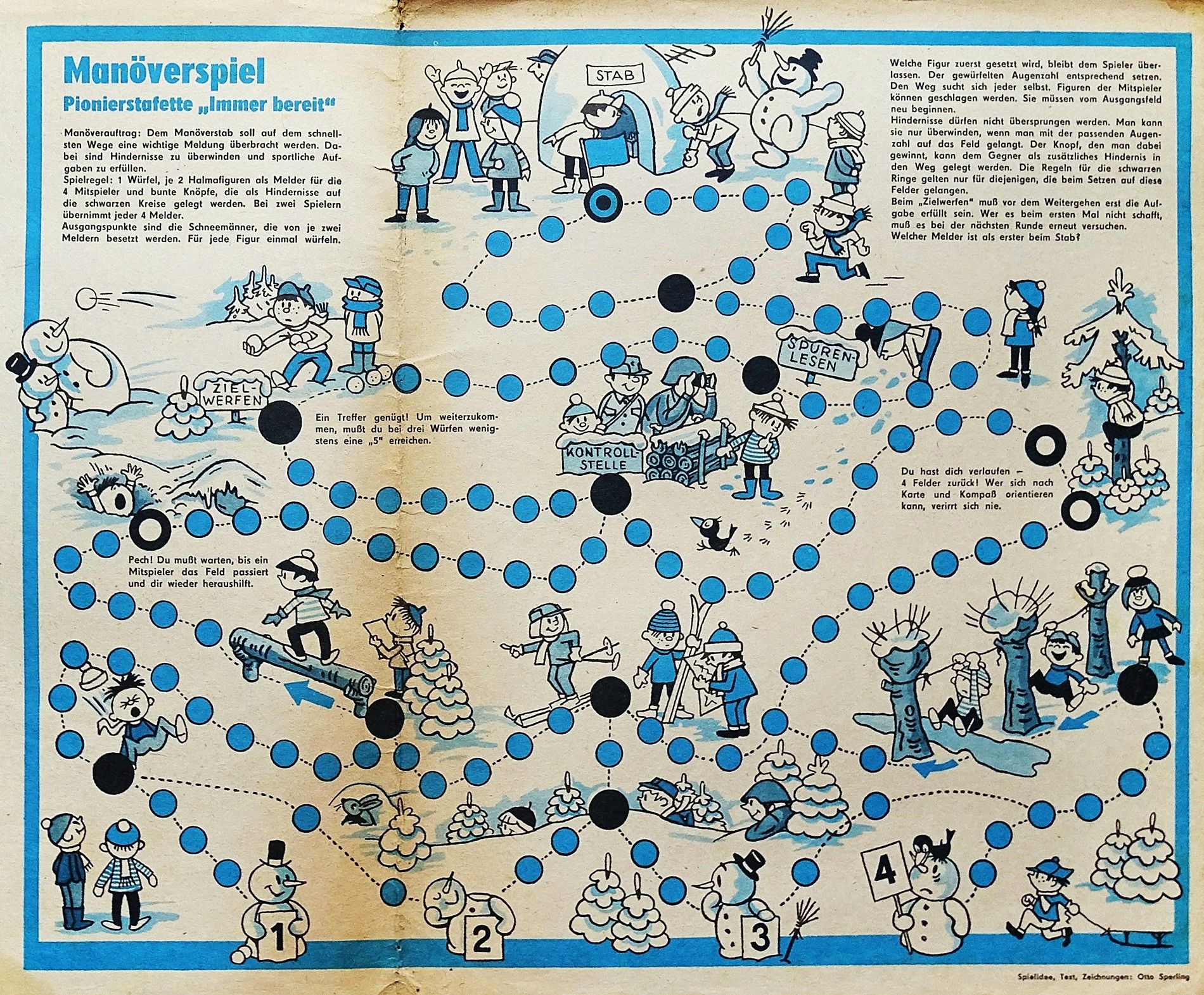 Manöverspiel Pionierstafette "Immer bereit"