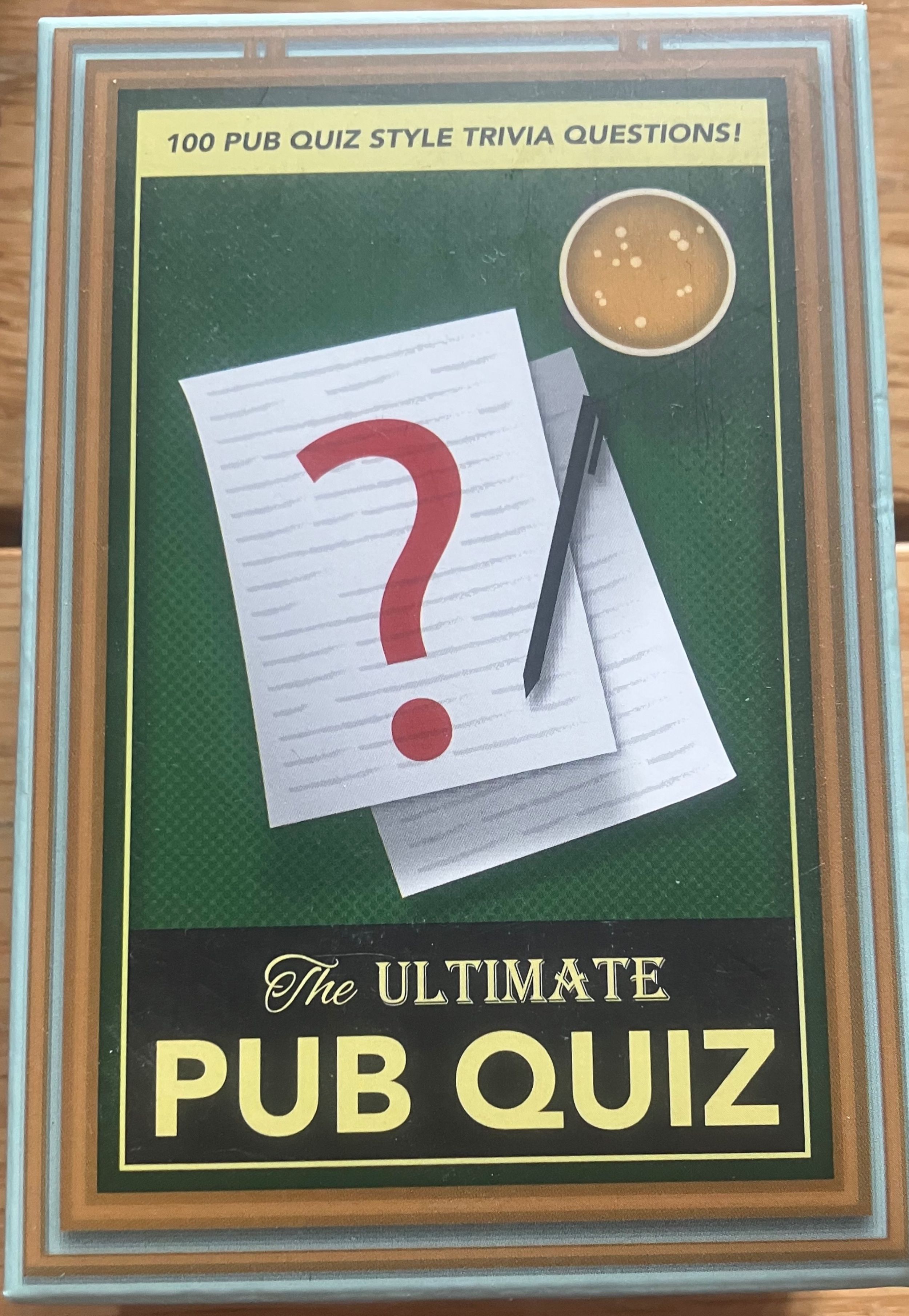 Ultimate Pub Quiz box art