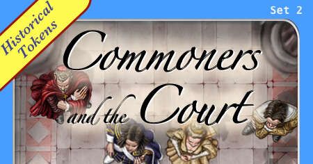 Historical Tokens Set 02: Commoners and the Court | RPG Item | RPGGeek