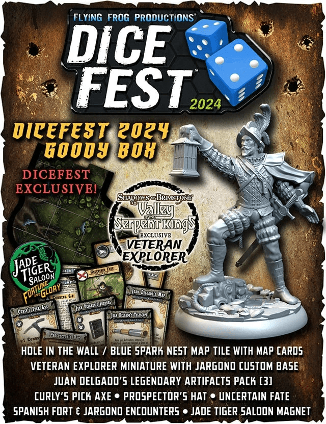 Shadows of Brimstone: Dicefest 2024 Goody Box