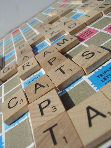 Scrabble board
