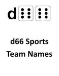 RPG Item: d66 Sports Team Names