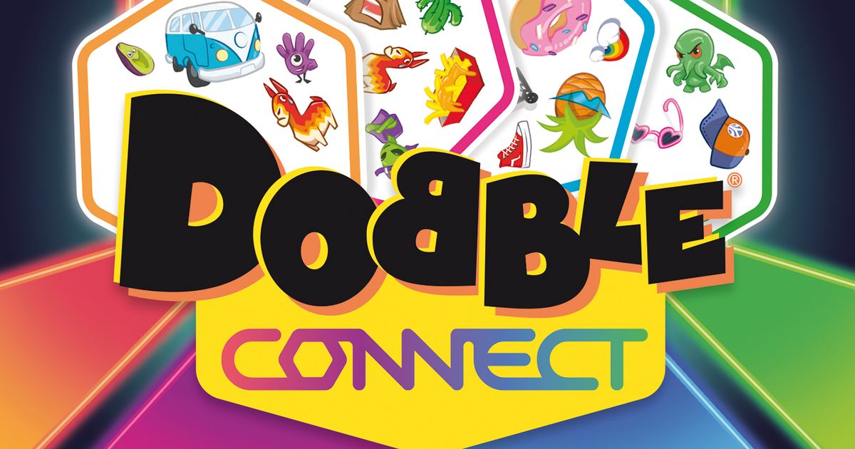 DOBBLE CONNECT  Fun, fast-paced and frantic: Dobble Connect is the