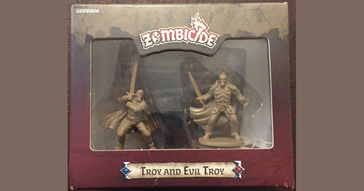 Zombicide Black Plague Troy And Evil Troy Board Game Boardgamegeek
