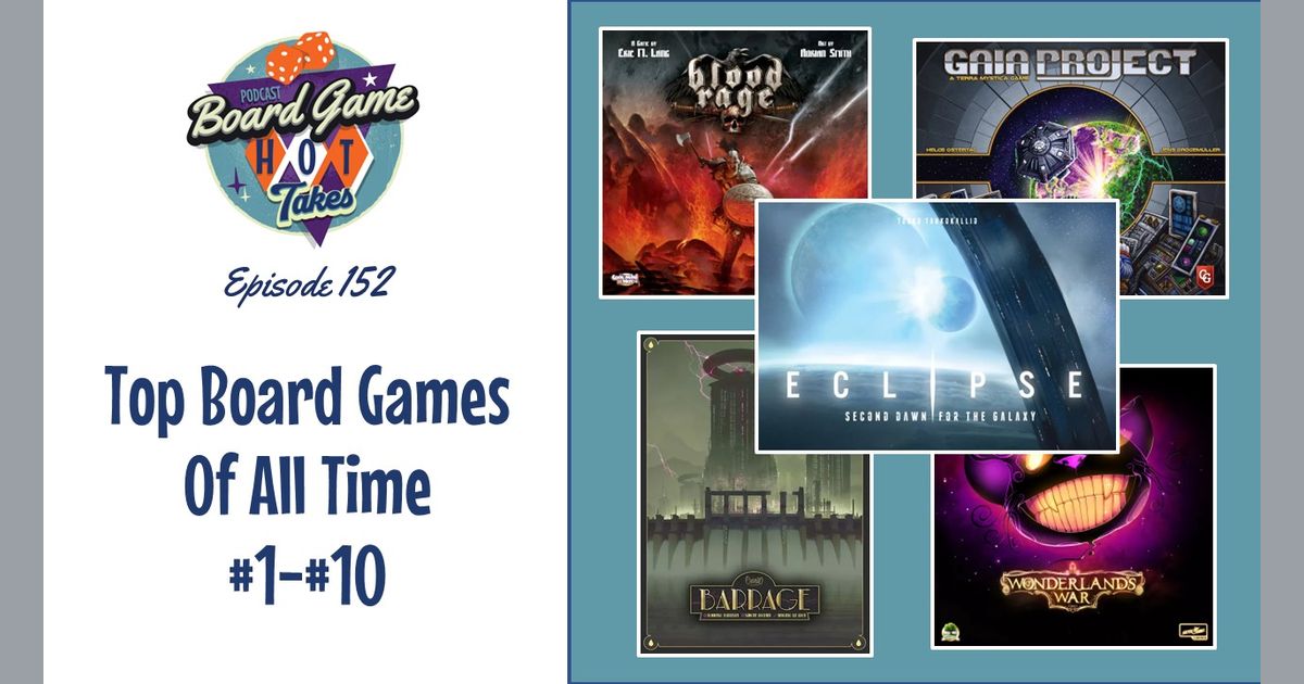 Top Board Games of All Time 2023 Edition (31-40), Board Game Hot Takes  Podcast