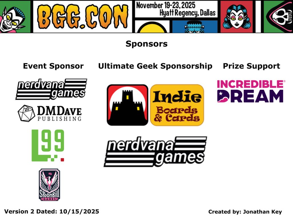 **Unofficial** BGG.Con 2025 Links and Resources - Everything You Need ...