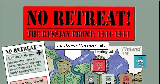 No Retreat!: The Russian Front 1941-1944 | Board Game
