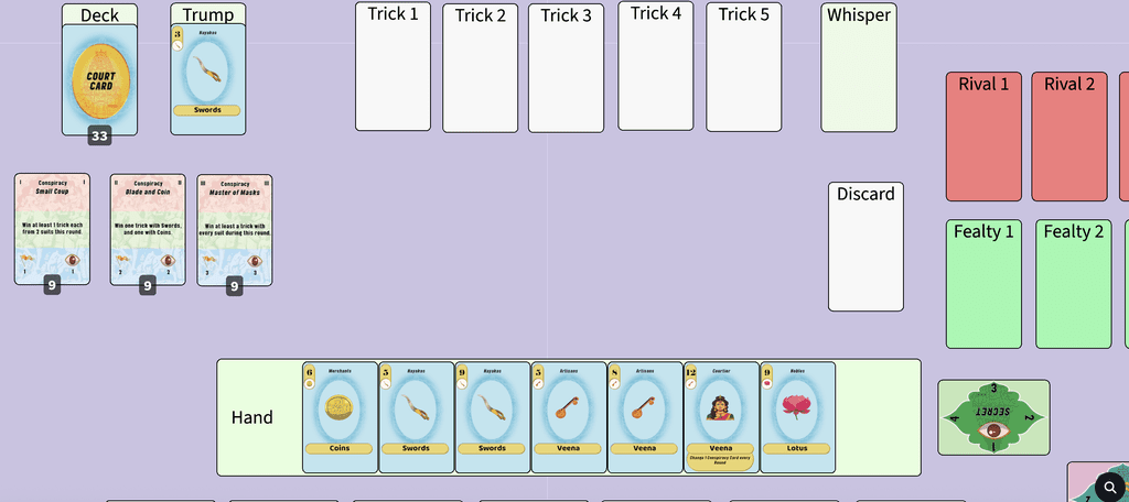 [WIP] Courtful of Tricks - Solo PNP Design Contest - Trick Taking ...