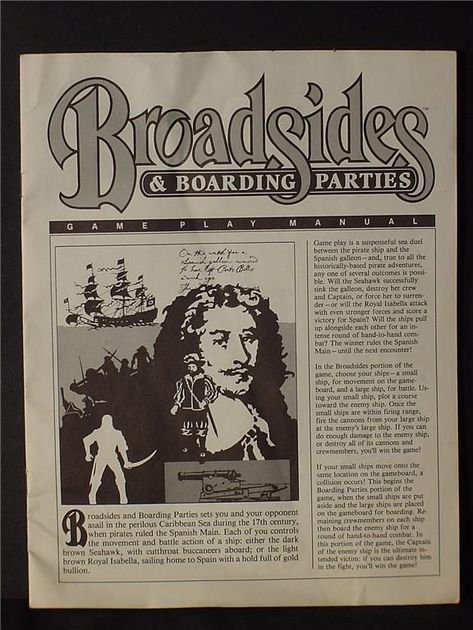 Broadsides And Boarding Parties Deck Printable