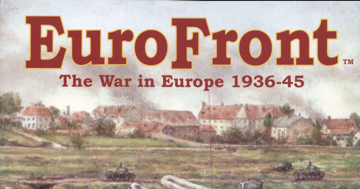 半額SALE★ EuroFront: The War in Europe, 1936-45 – Second Edition ウォーゲーム