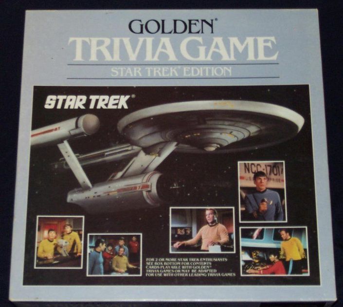 Golden Trivia Game Star Trek Edition Board Game Boardgamegeek