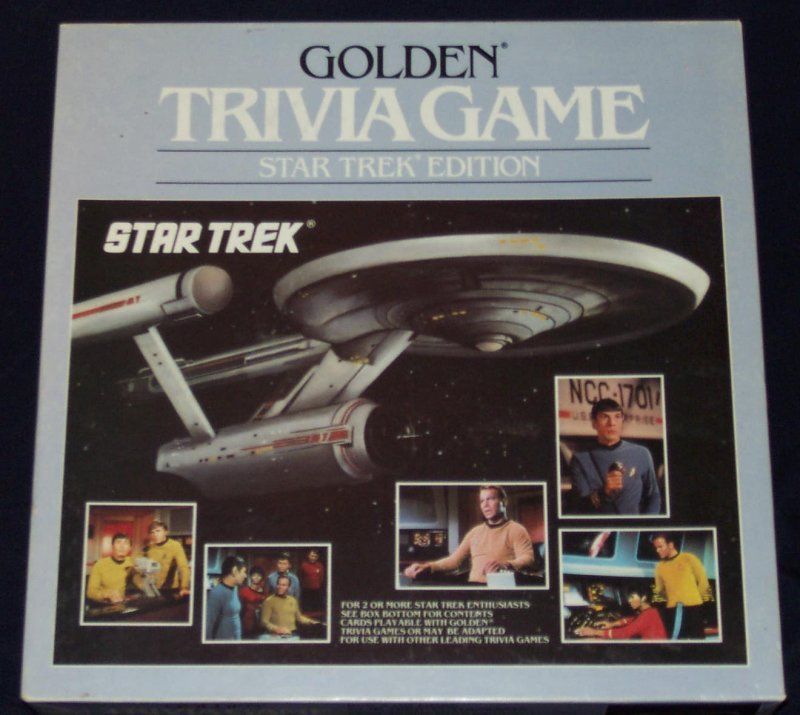 Golden Trivia Game: Star Trek Edition cover