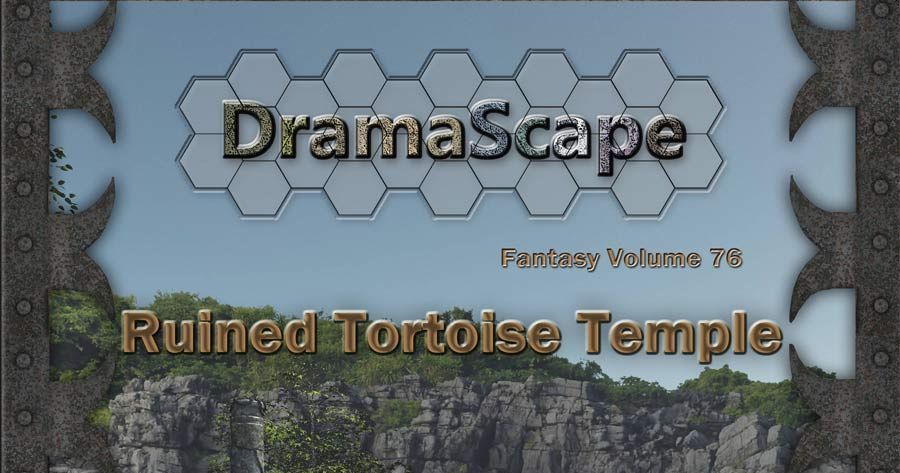 DramaScape Fantasy Volume 076: Ruined Tortoise Temple | RPG Item | RPGGeek