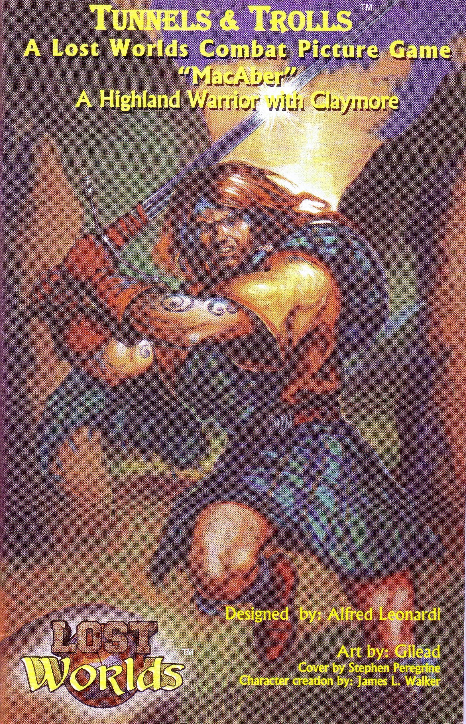 Lost Worlds: "MacAber" A Highland Warrior with Claymore