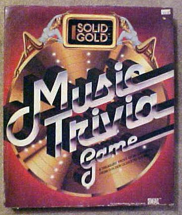 Solid Gold Music Trivia Game box art