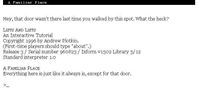 Video Game: Lists and Lists