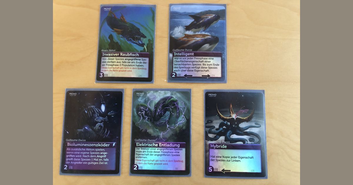 Oceans Exclusive Promo Cards Board Game BoardGameGeek