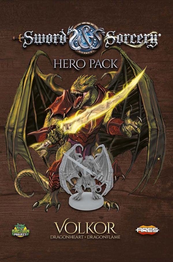 Coperta Sword & Sorcery: Hero Pack – Volkor Dragonheart/Dragonflame