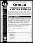RPG Item: -U- Options: Creating Settings
