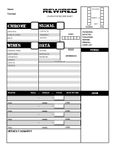 RPG Item: Rewired Character Record Sheet